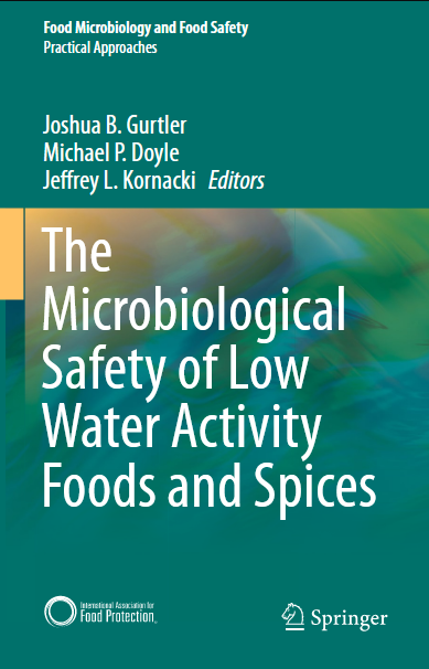 Book cover of The Microbiological Safety of Low Water Activity Foods and Spices by Michael Patrick Doyle Book cover of The Microbiological Safety of Low Water Activity Foods and Spices by Michael Patrick Doyle